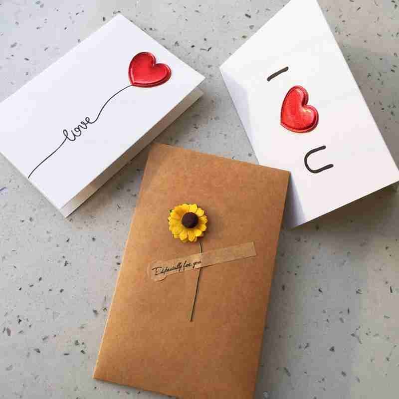 Cartes saint valentin amour carte postale Invitation de mariage cartes de voeux anniversaire pour elle saint valentin carte