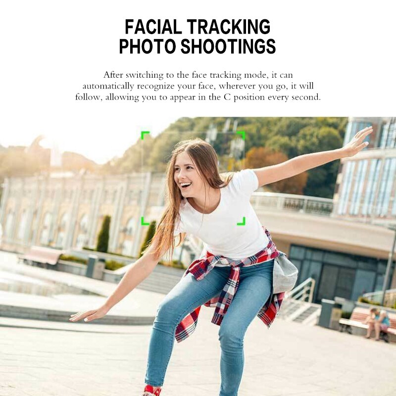 Smart gimbal pivo kamera 360 automatisk spårning smart skytte telefonhållare automatisk ansikts spårning objekt tracker smart skytte gimbal