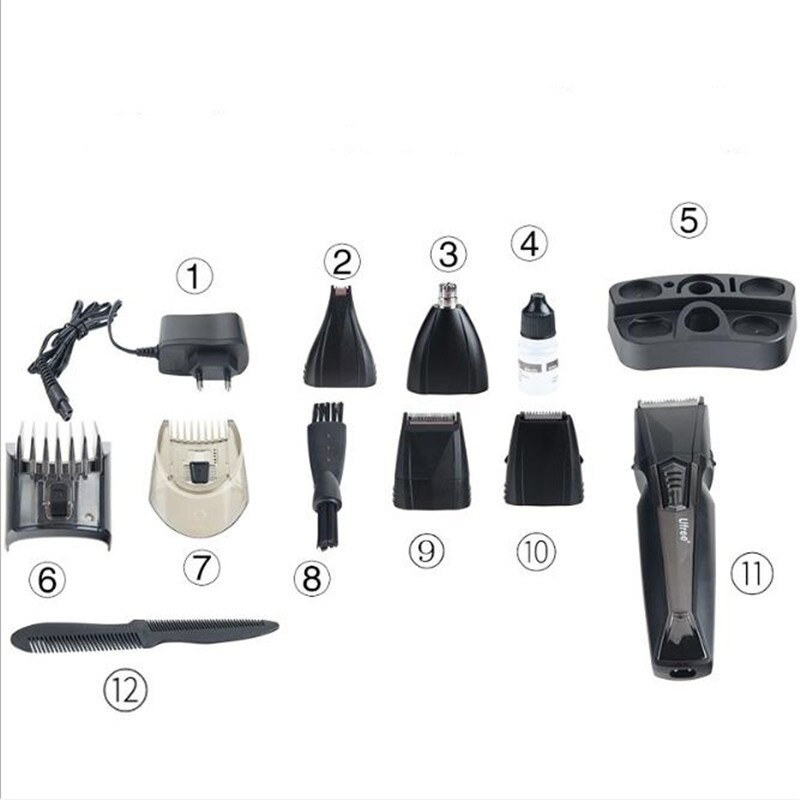 All In One Man Grooming Kit Electric Hair Clipper Beard Shaver Head Haircut Machine Hairstyle Trimmer Men Body Groomer Razor Cut