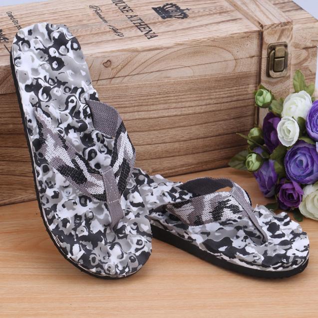 Men Slippers Men Shoes Camouflage Mens Shoes Flip Flops Beach Outdoor Home Slippers Zapatos De Hombre Обувь Мужская Тапочки