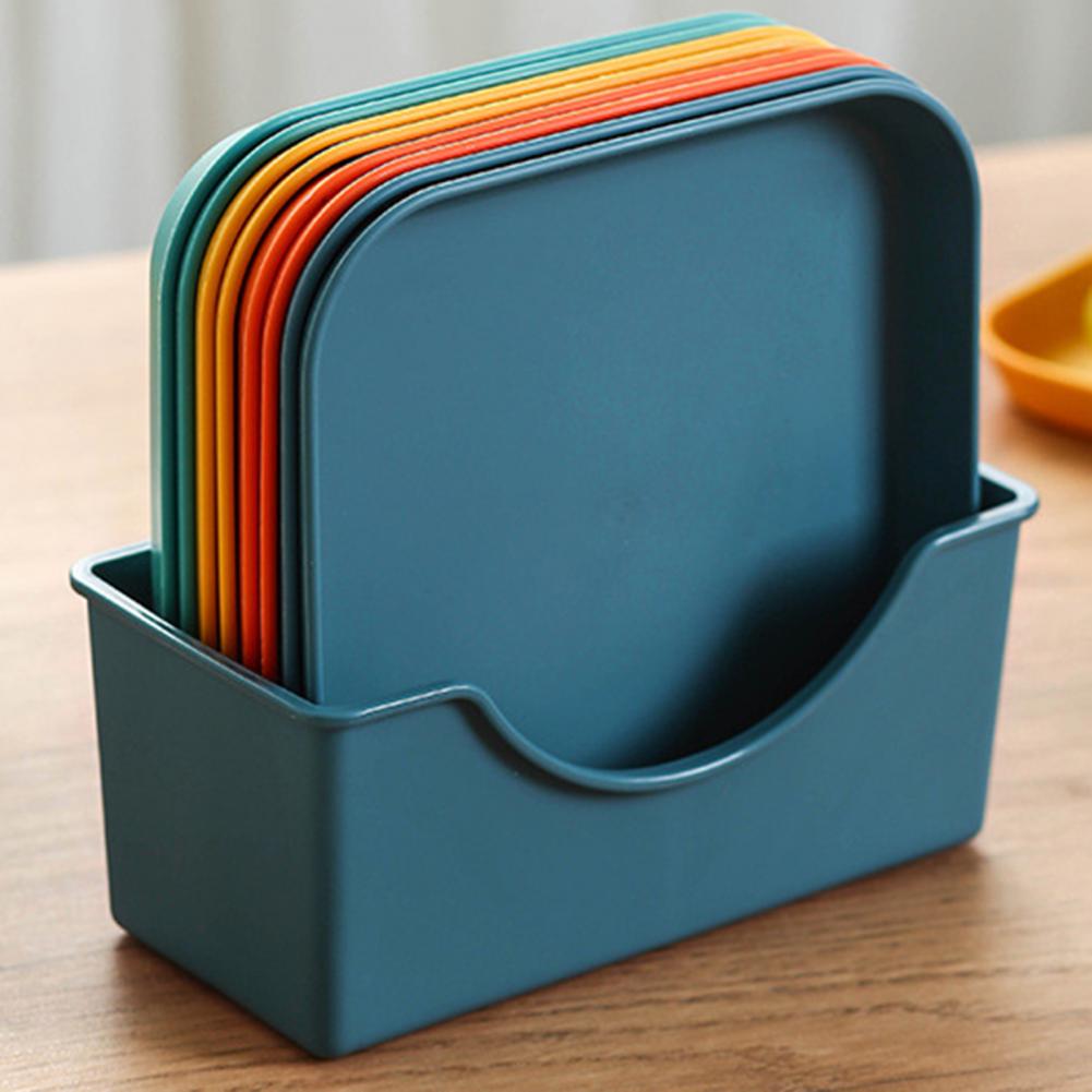 60%HOT6-Inch Dinner Plate Food-grade Stackable Plastic Round Serving Dishes for Kitchen