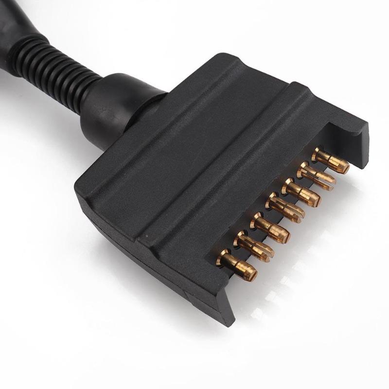 12V Car Trailer Adapter Light Connector 12 Pin Flat Female Socket to 7 Pin Flat Male Plug Australia RV trucksemi-trailer shipcar
