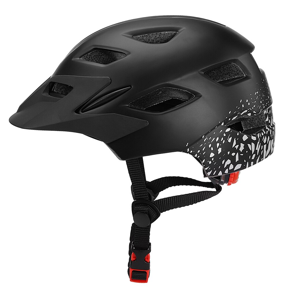 Cascos ultraligeros para bicicleta para niños, casco deportivo ligero para ciclismo, patinaje, con luz de seguridad, novedad de: Negro