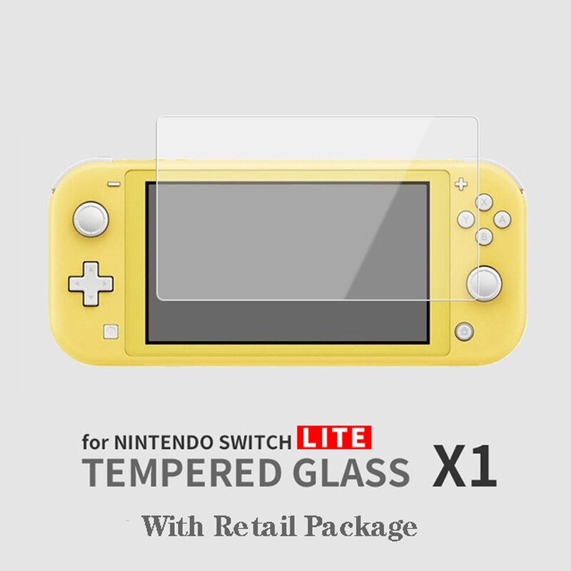 Protector de pantalla de vidrio templado para Nintendo Switch Lite, Protector de pantalla para Nintendo Switch, accesorios Mini: 1 Piece