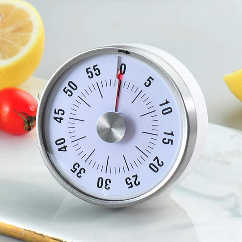 Mechanical Kitchen Timer,Countdown Timer 60 Minute Visual Time Management Tool for Baking,Cooking&Kids&Adults