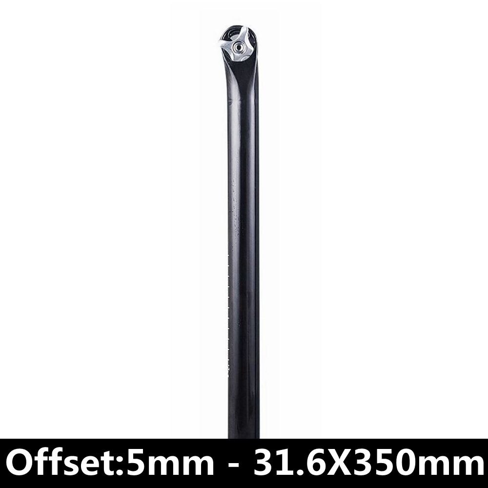 Glossy UD Carbon Fibre Bicycle Seat Post Cycling SeatPost Bike Seat Tube Parts Diameter 27.2mm 30.8mm 31.6mm Angle 5/20 Degrees: Offset 5mm 31.6X350