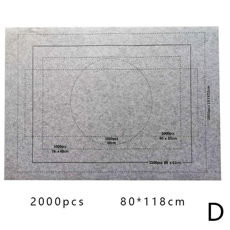 Tot 1500/2000 Stukken Opslag Puzzels Roll Mat Puzzel Deken Voor Draagbare Reizen Opbergtas Kinderen Diy Onderwijs Levert: D