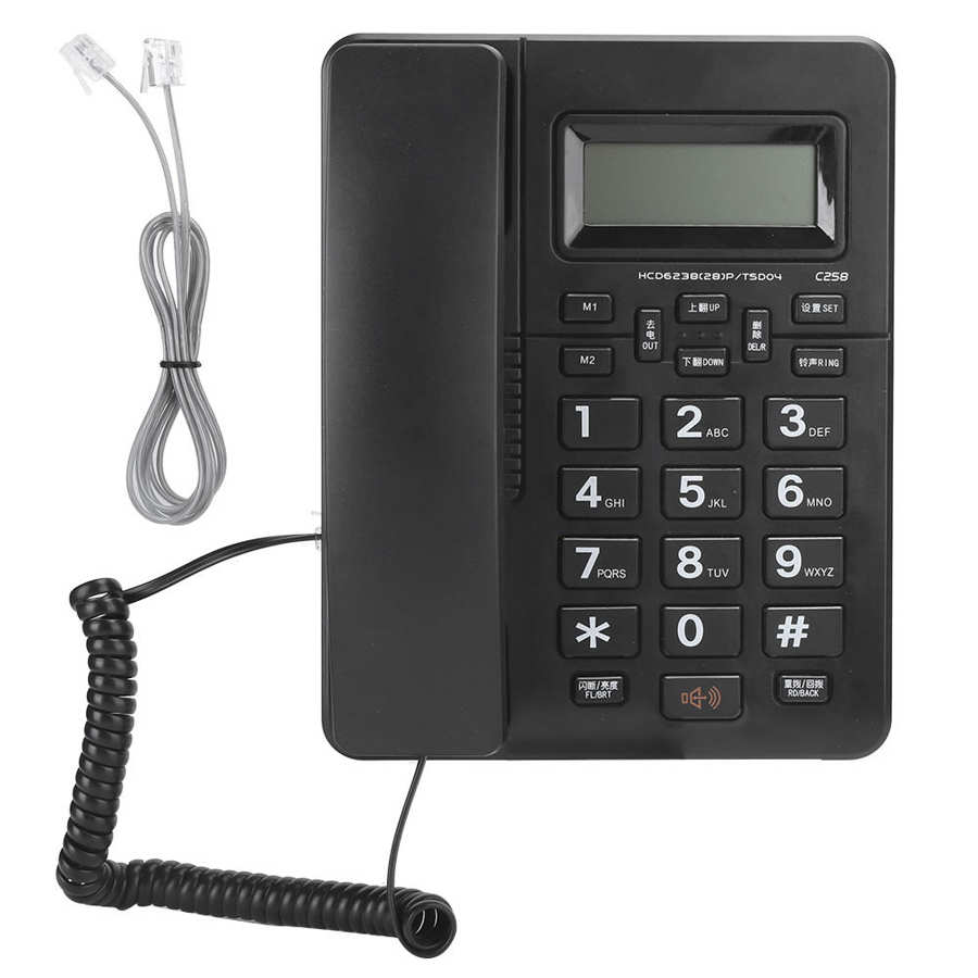 C258 Fixed Telephone Office Domestic Business Landline Standalone One-Key Dialing