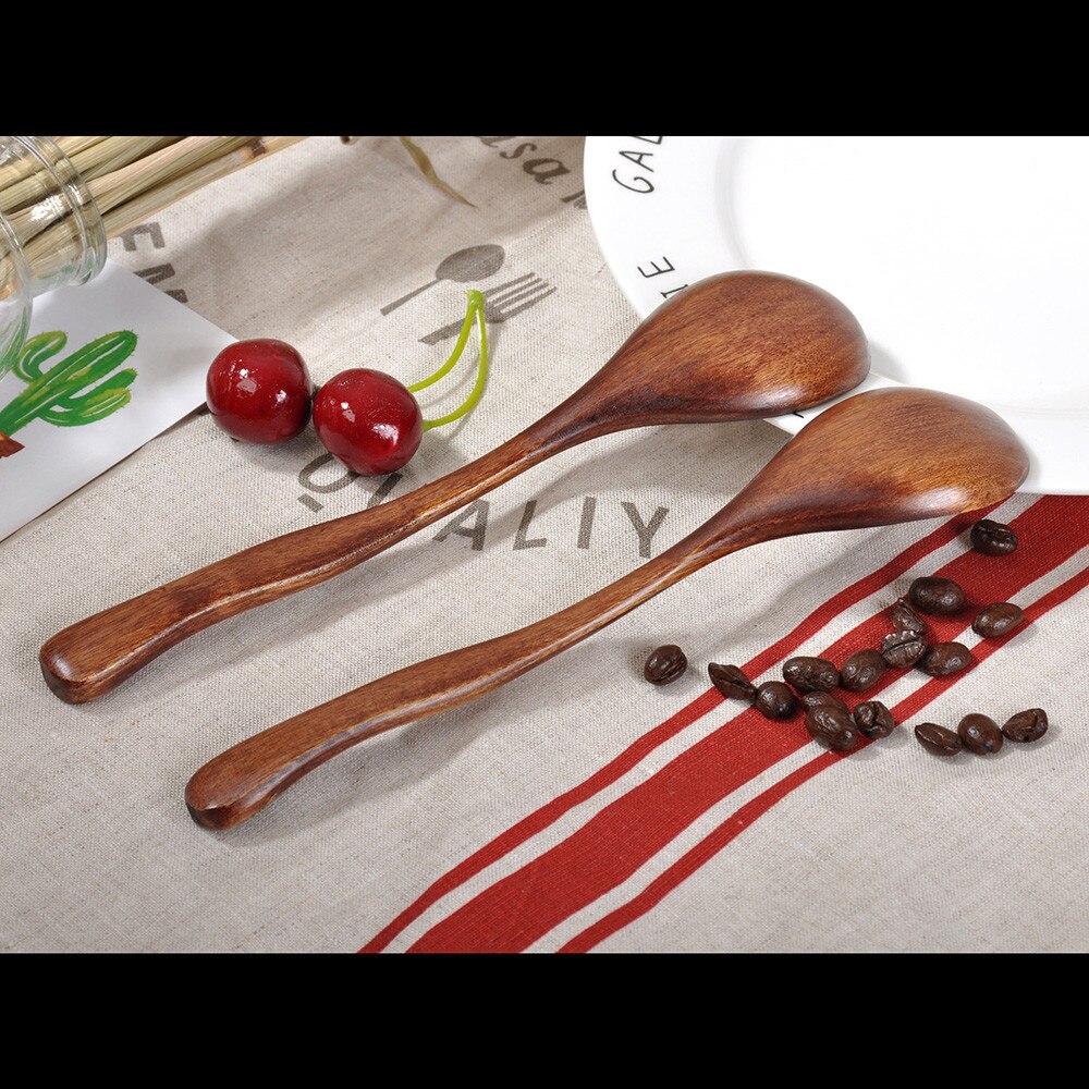 Wooden Spoon Bamboo Kitchen Utensil For Cooking Tools Soup-Teaspoon Tableware utensilios de cocina Utensilio de Cozinha