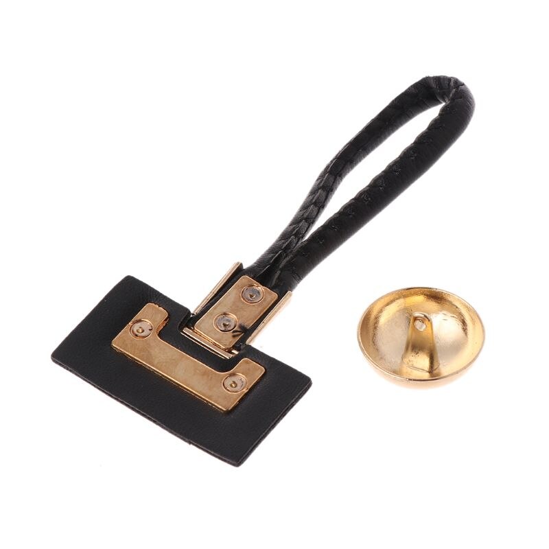 1 Set Leather Toggle Button Metal Mushroom Rivet Sweater Jacket Coat Apparel DIY Sewing Accessories Crafts