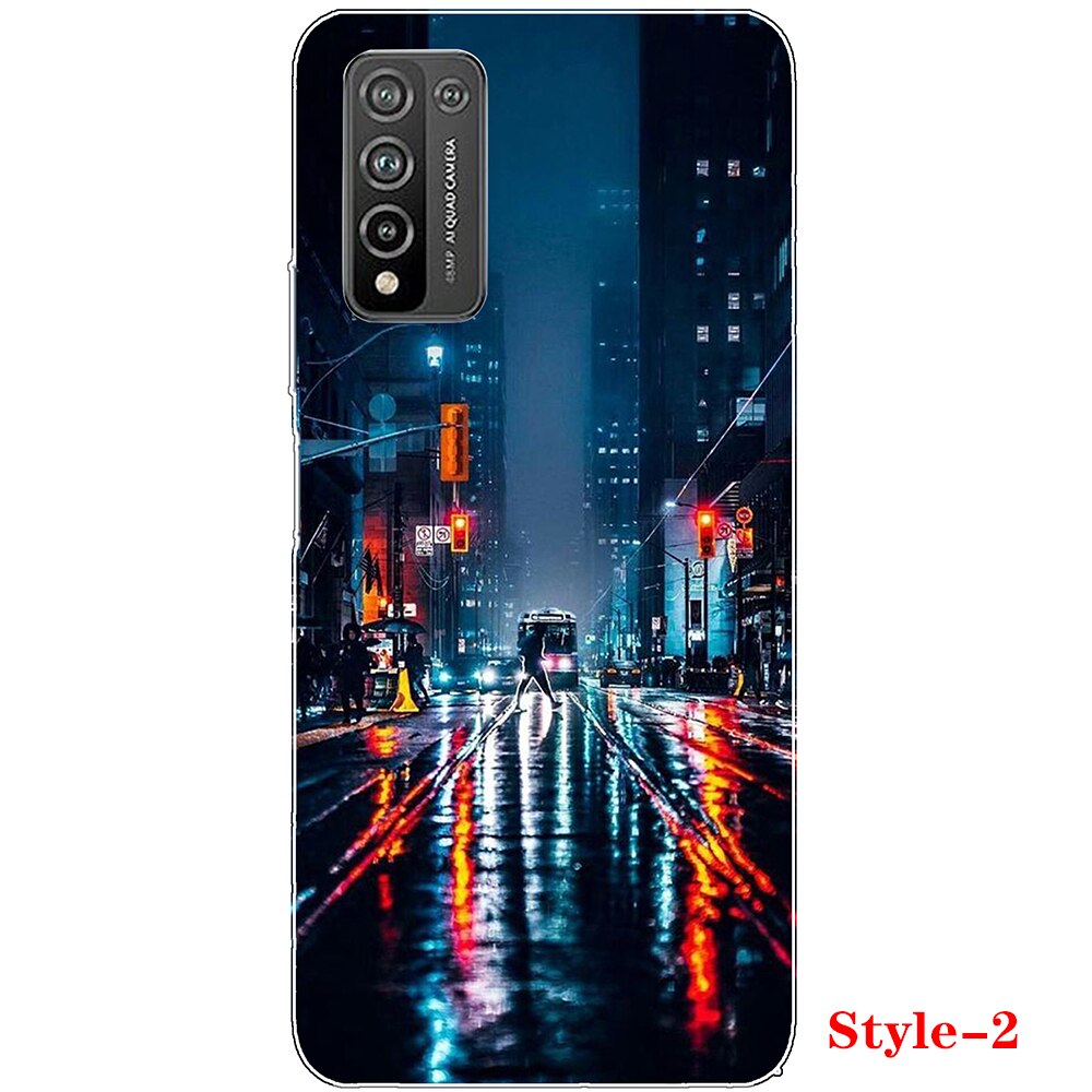 Silicon Case for Huawei Honor 10X Lite Soft Tpu Luxury Shell Phone Cover 360 Full Protection Shockproof Fundas Coque Etui Bumper