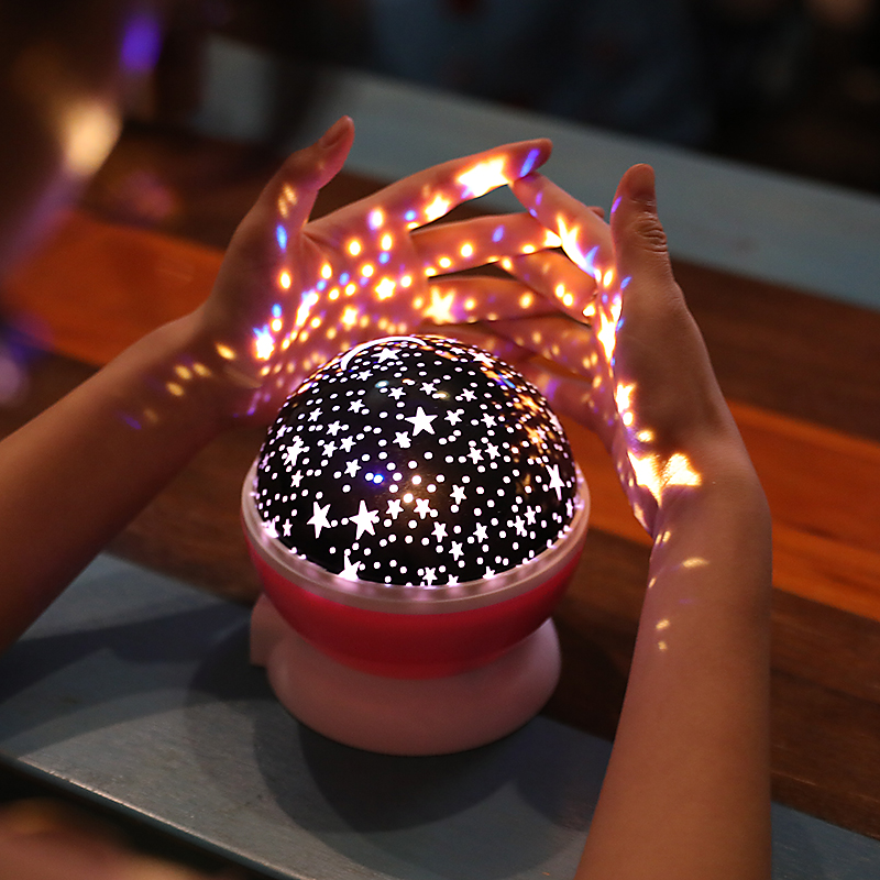 LED Star Projector Planetarium Projector Kids Room Decoration Starry Night Lamp Galaxy Light Luminaria Original Home Planetarium