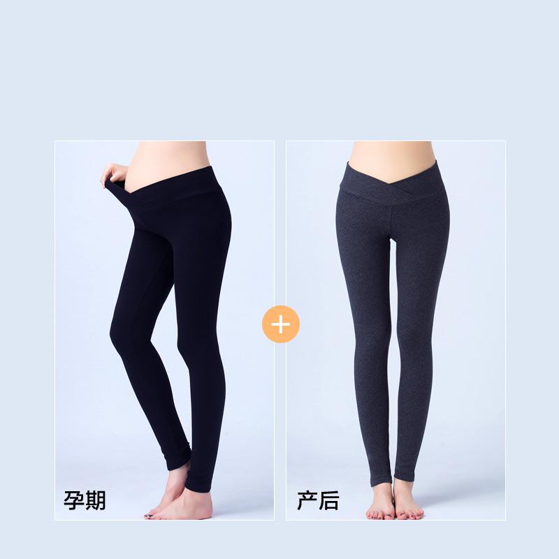 Leggings gravide kvinder 3-9 måneder gravidbukser forår høj forlænge elastisk stof. komfortabel. størrelse ml xl xxl xxxl