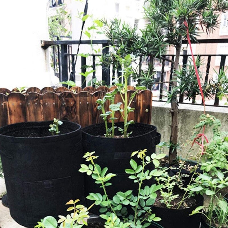 Maison balcon jardin plante sac légumes récipient de culture pour la culture de pommes de terre cultiver des sacs