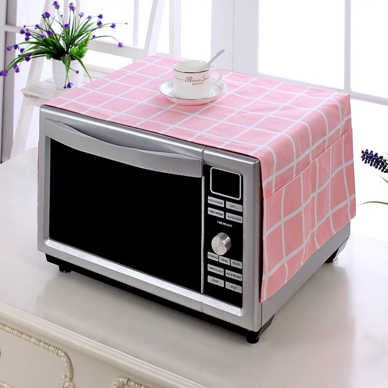 Waterproof Microwave Oven Covers with Storage Bag Oil-proof Dust Cover for Microwave Oven Dust Proof Hood Kitchen Accessories: Style1 Dust cover