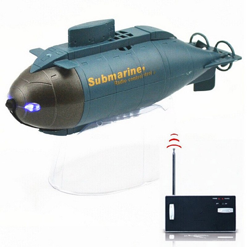 Mini wireless remote control submarine Diving Floating 40MHz Remote Radio Control Boats Model Toy Fish Torpedo Kids Water Toys