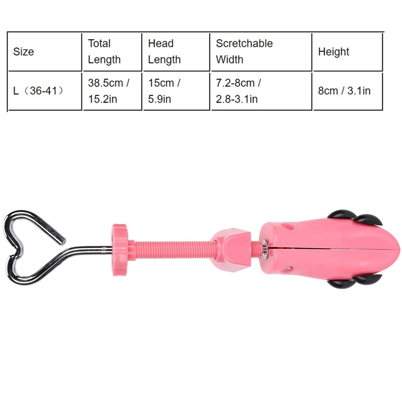 Hoge Hak Brancard Verstelbare Schoen Brancard Stretch Breedte Lengte Schoen Ondersteuning Voor Vrouwen Mannen Hoge Hak Platte Schoenen (L)