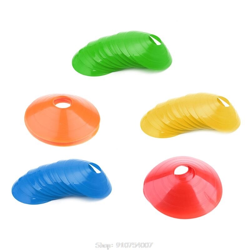 11 Pack Soccer Cones Disc Cone Sets with Holder and Bag for Training, Field Cone Markers Football, Kids, Sports O28 20