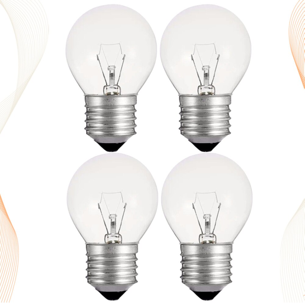 4 stücke Glühlampe Glühbirne Glas Glühlampen E27 Wolfram Filament Lichter