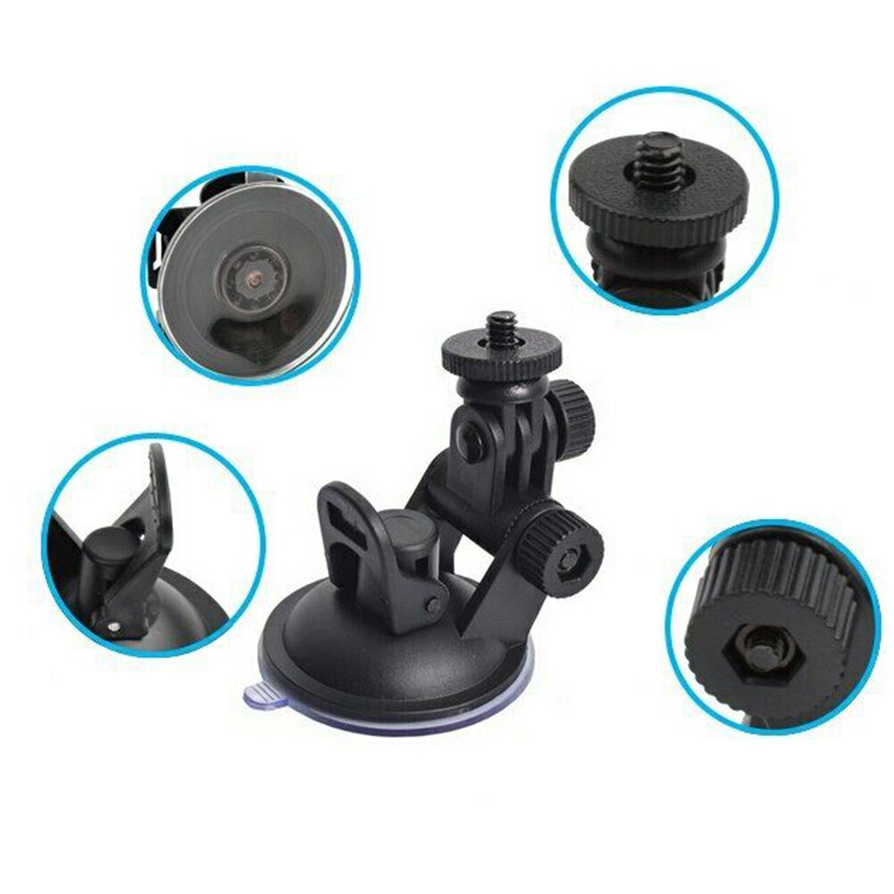Ventosa per Dash Cam con 5 Tipi di Adattatore Supporto a Ventosa per Cam Dash a Ventosa per Auto per Auto Rotante a 360 Gradi per GPS Action Camera Ventosa per Dash Cam con 5 Tipi di Adattatore Supporto a Ventosa per Cam Dash a Ventosa per Auto per Auto Rotante a 360 Gradi per GPS Action Camera