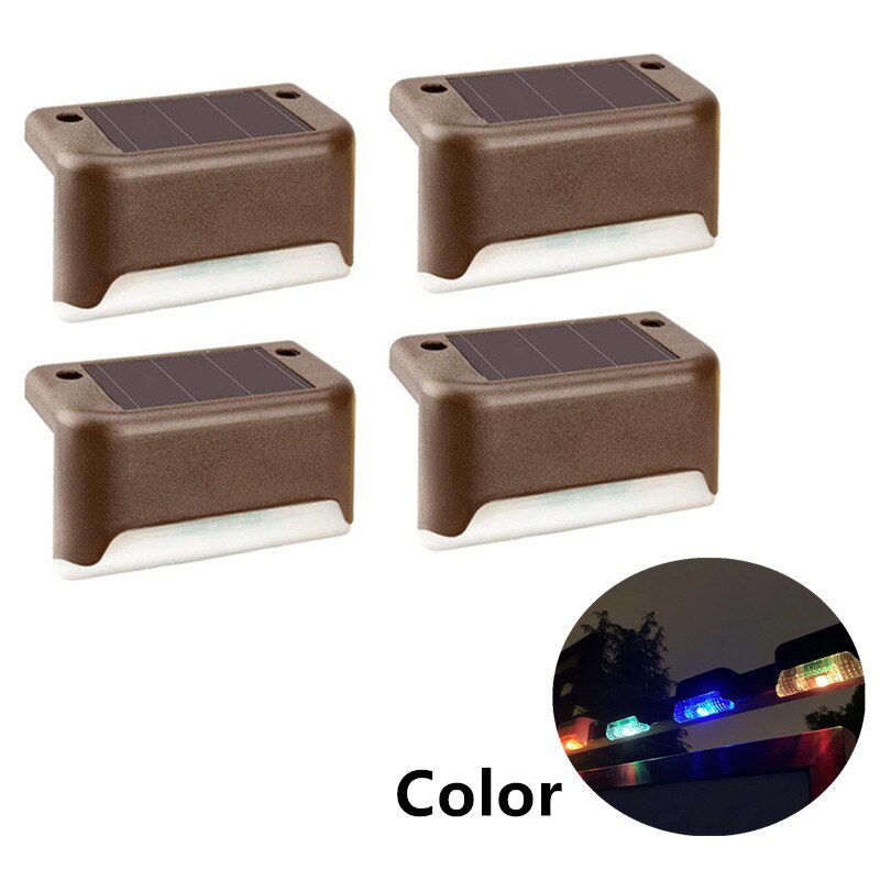 LED Wall Lamps Waterproof Indoor Outdoor Lighting Aluminum Wall Light For Home Bedroom Bedside Living Room Led Garden Porch: brown-color light / 12pcs