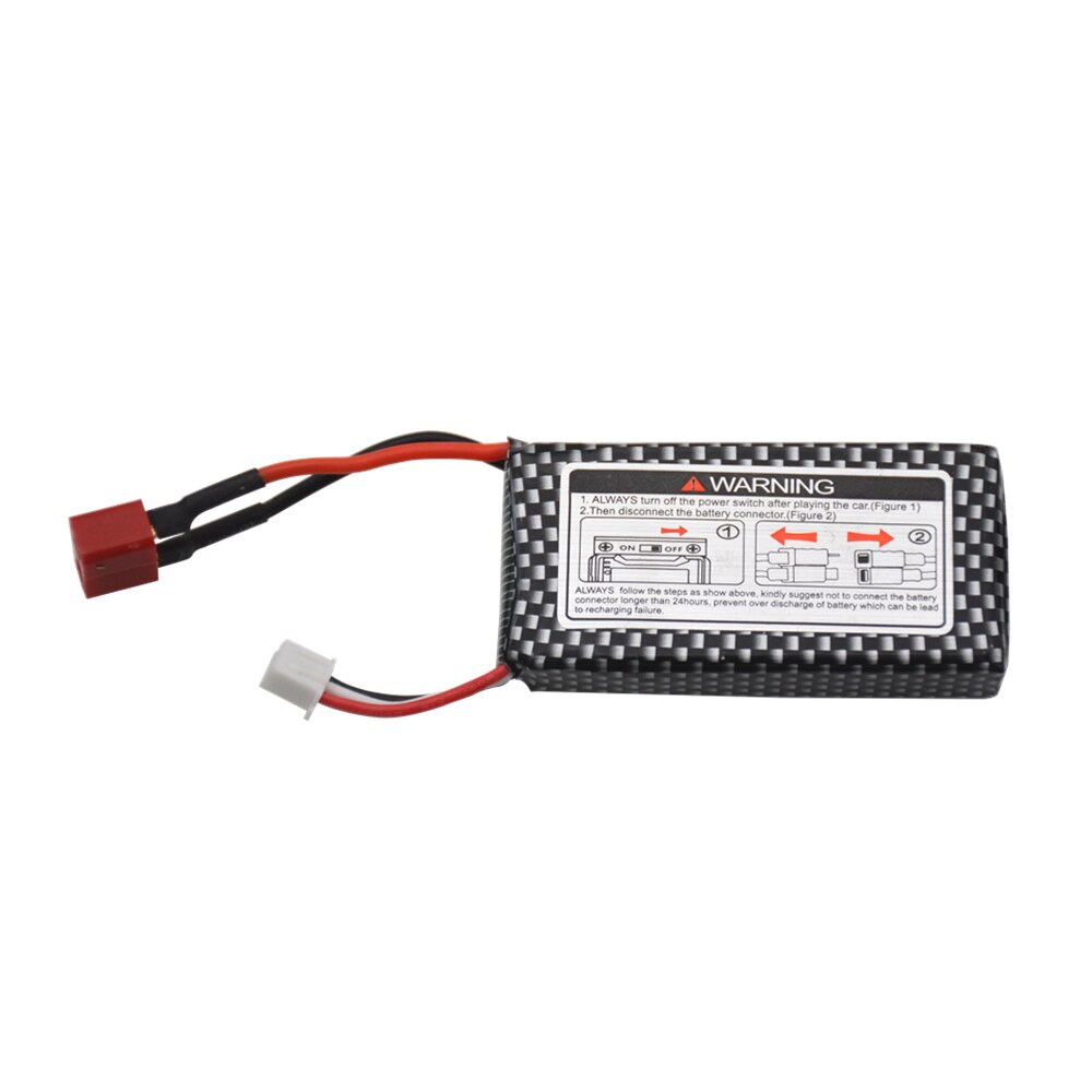 Limskey Li-polymer Battery - 1600mAh 7.4V 2S - Charger Set for XLH 9125 RC Car