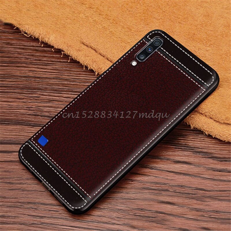 For ZTE Blade A7 Case For ZTE Blade A7 Leather Texture Soft TPU Phone Back Case For ZTE Blade A7