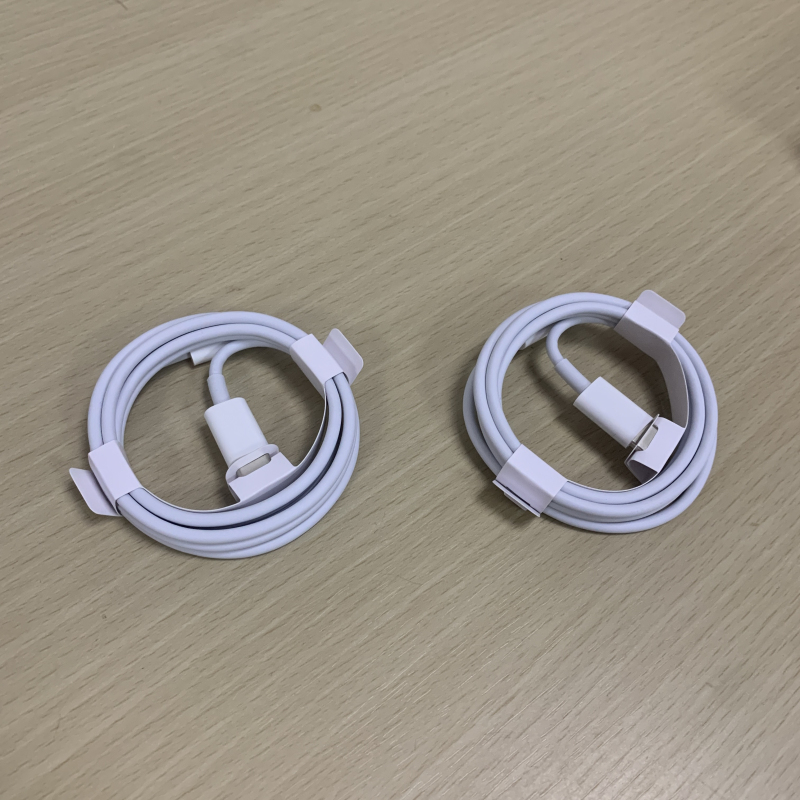 Hurtiglader pd lader eu oss plugg 18w 20w lader med usb c kabel 1m har detaljemballasje til iphone 12 pro max 11 pro
