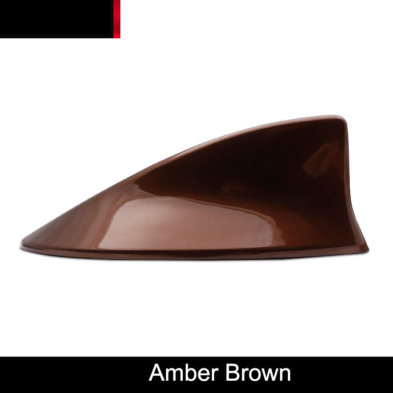 Aileron de requin d'antenne de voiture d'abs pour toyota camry xv70 avalon: Amber brown