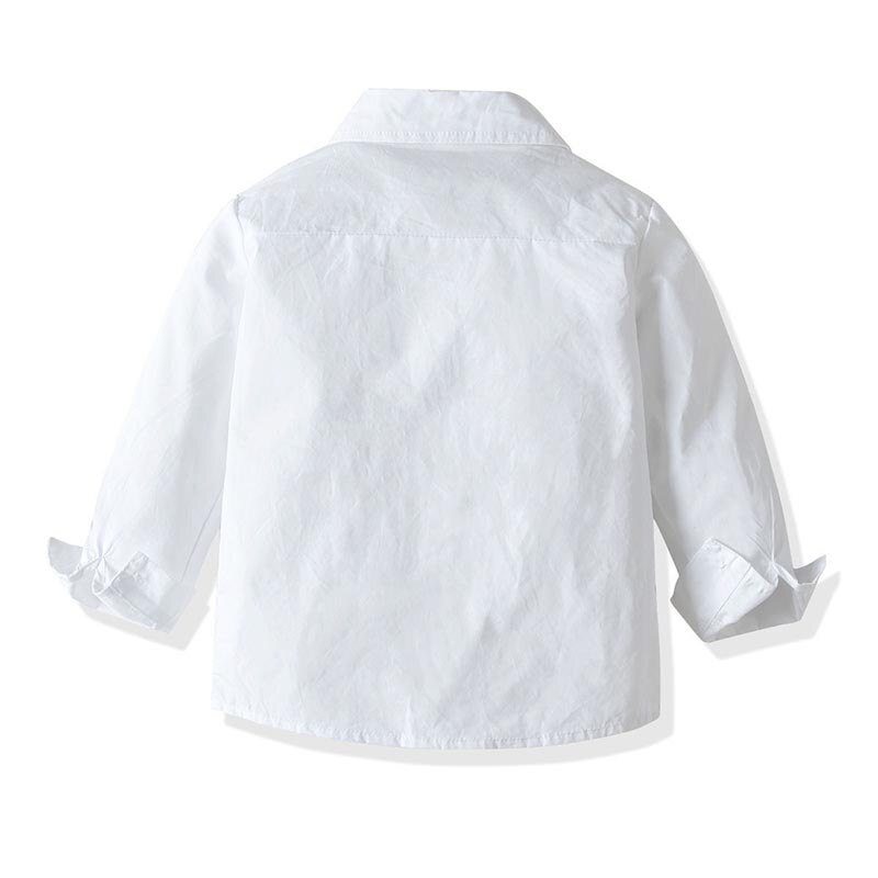 Toddler Baby Boy Dress Infant Kids abiti formali camicia papillon + pantaloni bretelle Set bambini Gentleman matrimoni abiti da festa