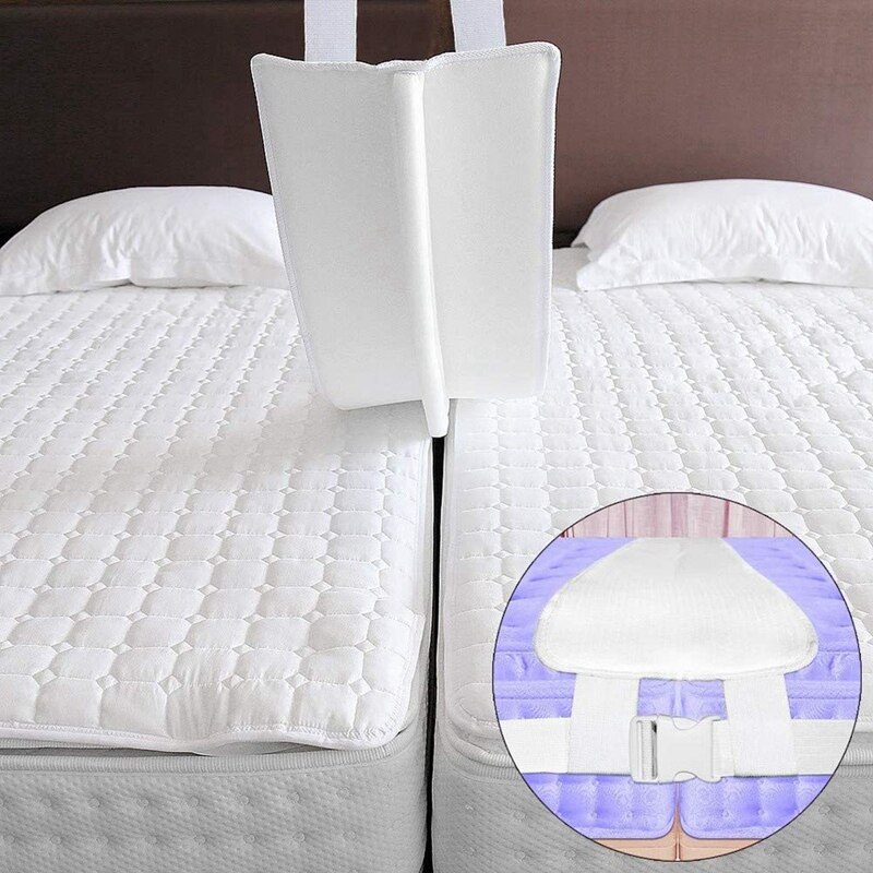 Bed Bridge Twin to King Converter Kit Adjustable Mattress Connector for Bed BedspaceFiller Twin Bed Connector