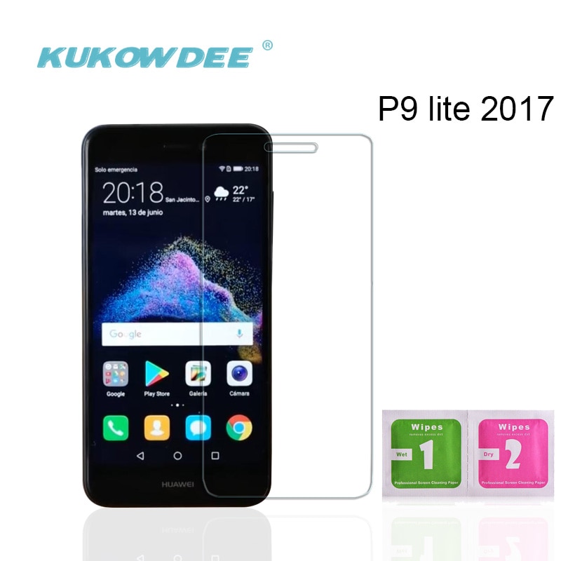 2 uds de vidrio templado para el Huawei P8 Lite P9 P10 más Honor 9 hoja protectora pantalla película Honor 7 4C 4X6