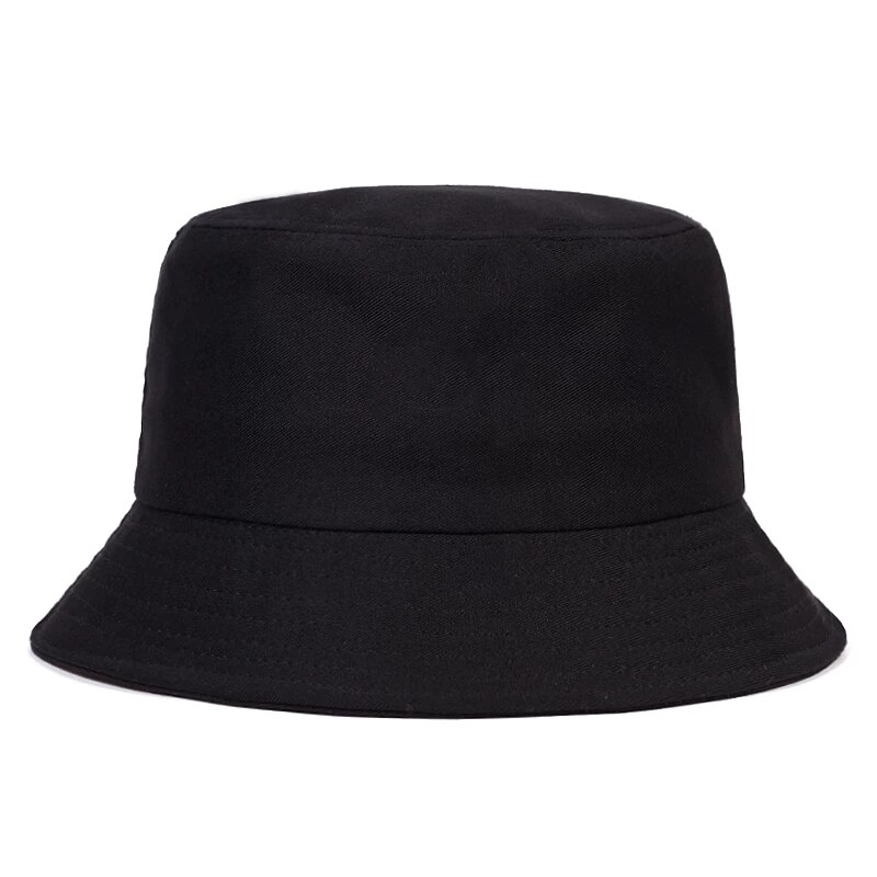 Zwart Wit Koe Zebra Patroon Emmer Hoeden Visser Caps Voor Vrouwen Zomer Luipaard Panama Emmer Hoed: black