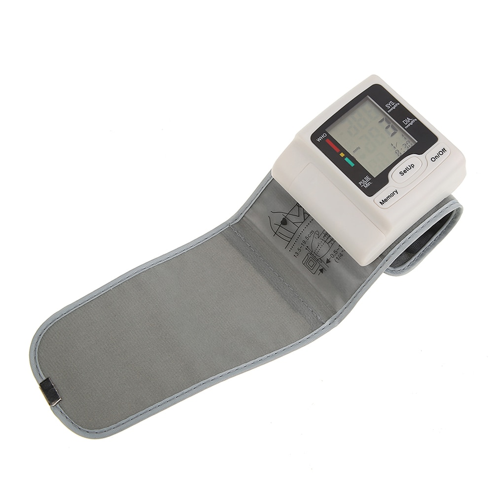 Bloeddrukmeter Pols Tonometer Lcd Digitale Pulsometer Bloeddrukmeter Hartslagmeter Meter Familie Diagnose-Tool