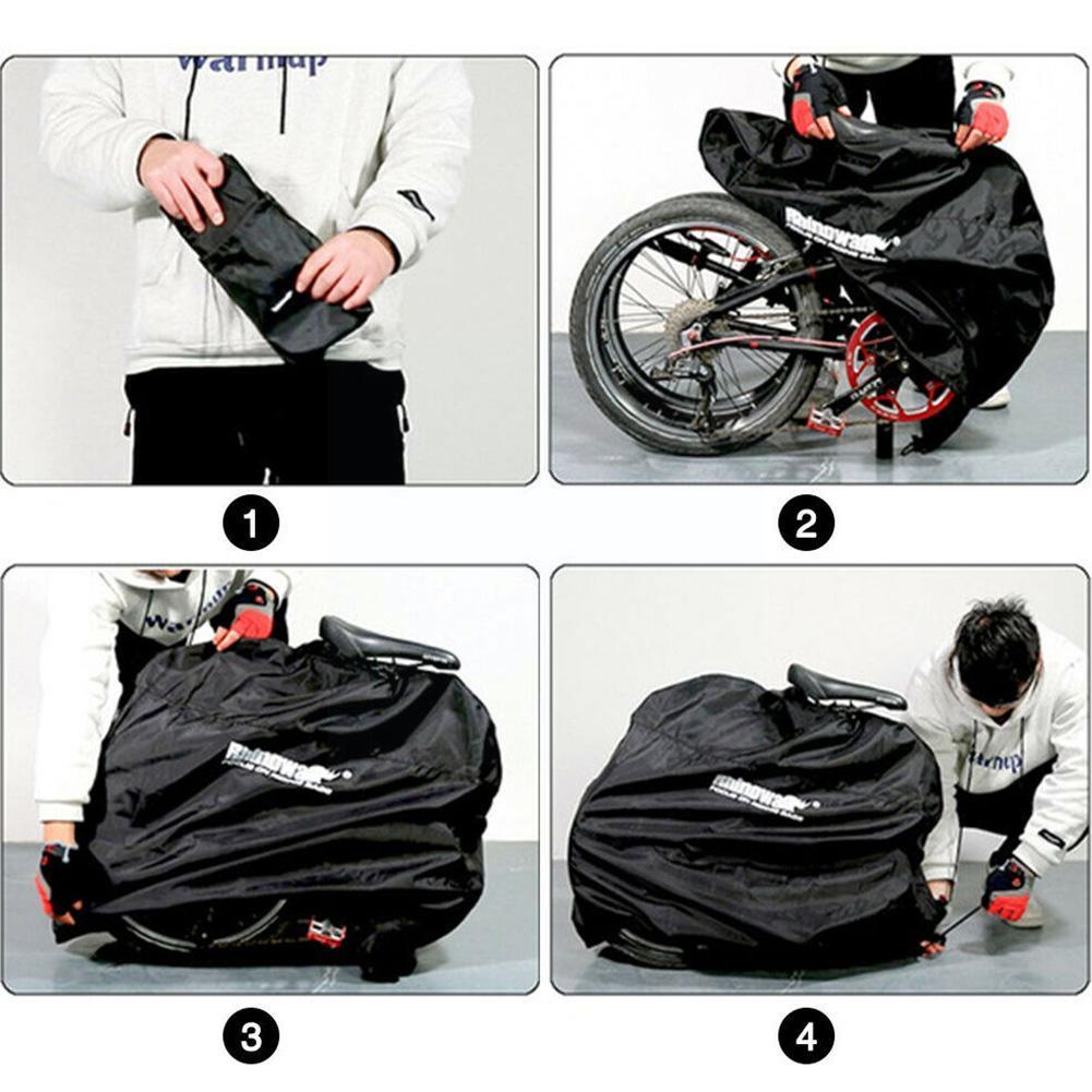 16-22 Inch Bike Cover Regendicht Lichtgewicht Opvouwbare Tassen Tas Fiets Dragen Accessoire Draagbare Fiets Stofdicht st N7w6