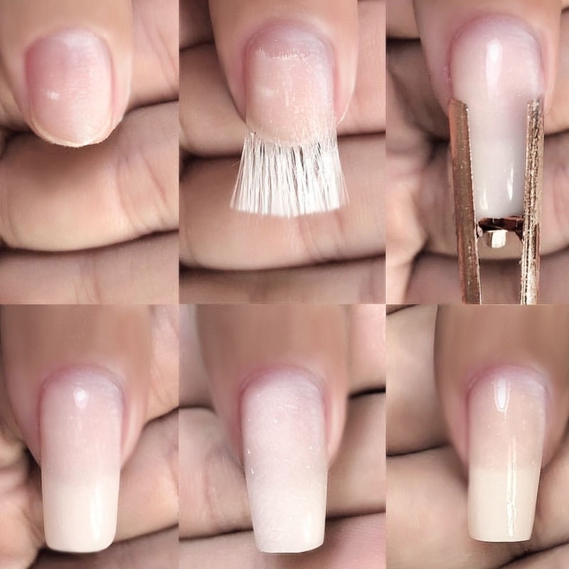 5 m/paquete de arte de uñas de fibra de vidrio forma de extensión de uñas de seda para uñas de fibra puntas acrílicas herramienta de salón de manicura