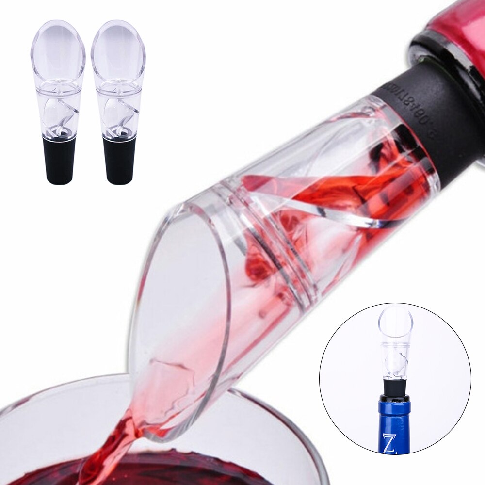 Aérateur de vin rouge blanc, bec verseur bouchon de bouteille décanteur, dispositif de réveil rapide Pour vin rouge 1/2/5 pièces