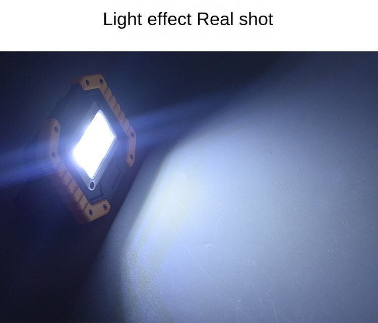 ZHIYU-foco Led portátil de 3000lm, luz de trabajo superbrillante, recargable para acampar al aire libre, linterna Led con batería de 18650