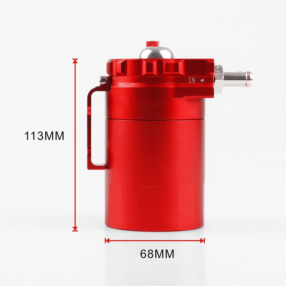 Bil aluminium reservoar drivstoff tank oljefangst universell oljeseparator beholder reservoar lufting sylinder filter sett occ 025