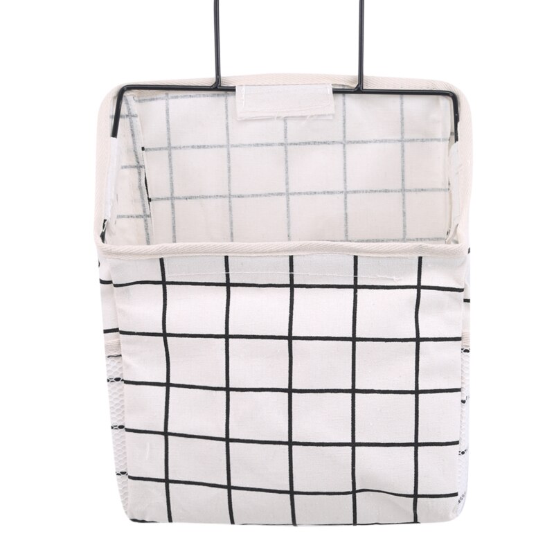 nuovo reticolo sospeso Deposito Borsa comodino Organizer per la conservazione dormitorio rubrica portariviste portariviste con tasca per gancio: 6