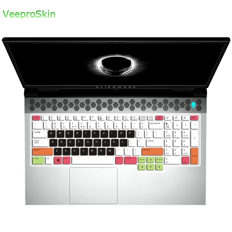 Silikon Tastatur Abdeckung schutz haut Für Dell Alienware M15 R2 OLED 15.6 ''/Dell Alienware M17 R2 17.3''