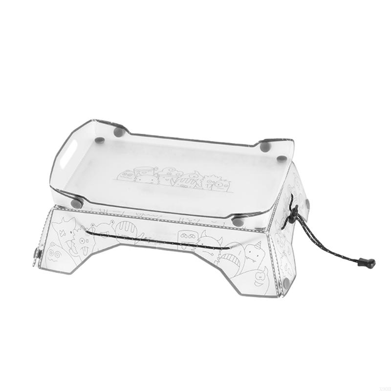 Bærbart sammenleggbart campingbord sammenleggbart bord raskt oppsettbord for utendørsaktiviteter fotturer strand backpacking: Sølv