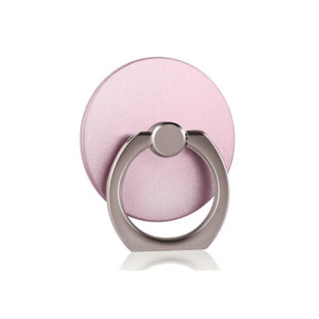 Finger Ring Mobile Phone Smartphone Stand Holder For iPhone XS Huawei Samsung cell Smart Round Phone Ring holder Car Mount Stand: Rosek Round