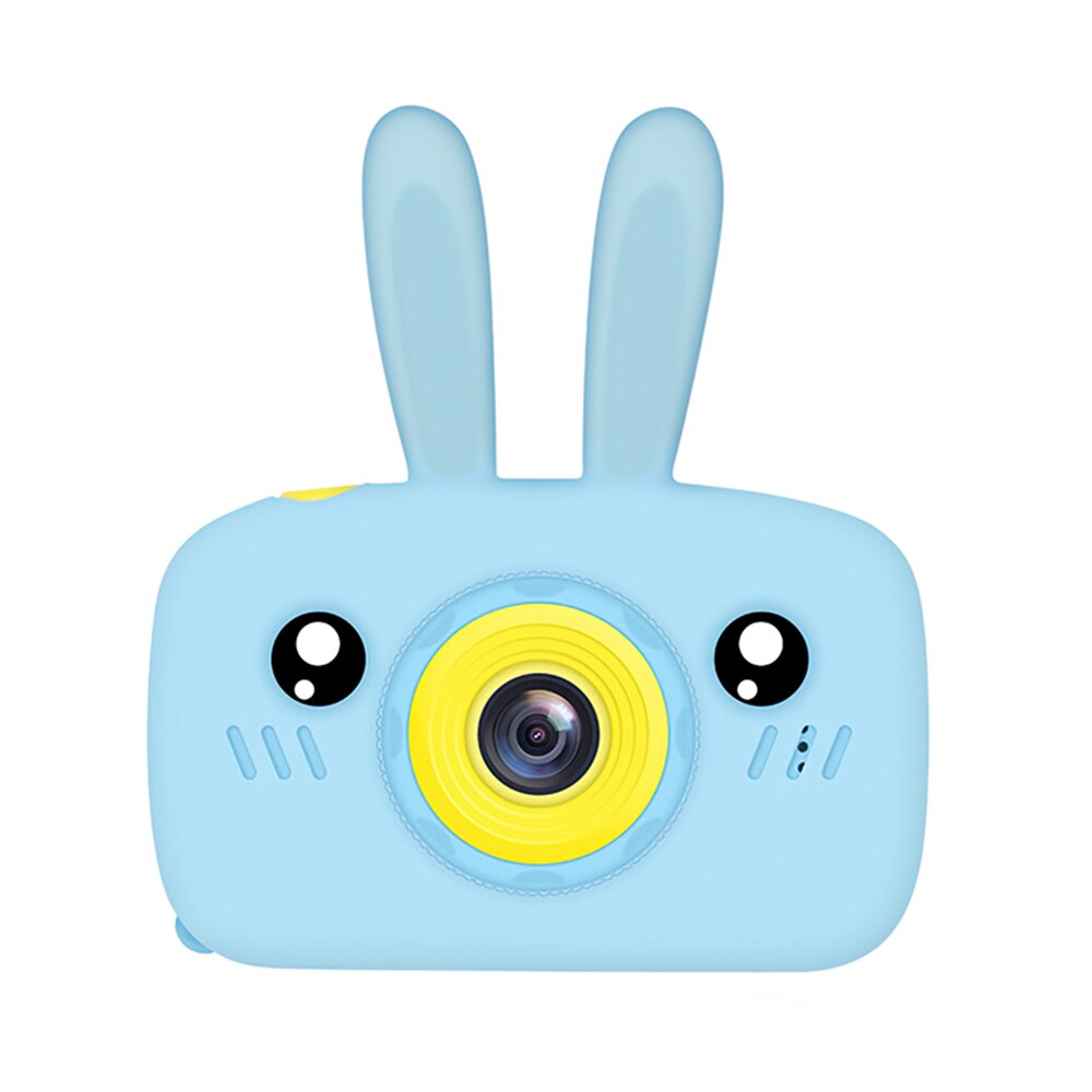 Children Digital Camera Toy Camera HD 1200W Pixels Smart Cam Auto Foucs Follow for Kids Take Video Photo Portable Mini Size: Blue