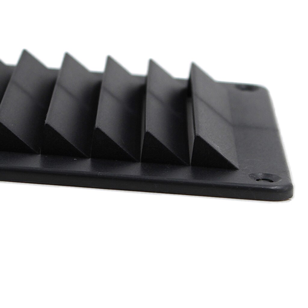 Universal RV Louver Vent Hood Exhaust Vent Cover 5.5'' x 5'' (Black)