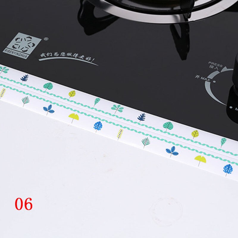 Kitchen joint sealing strip waterproof strip bathroom toilet slot corner tape: 06