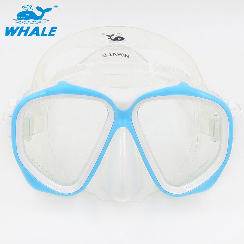 Hvalmærke scuba voksne dykkerbriller spearfishing scuba gear svømmemaske dykkerbriller dykkermaske udstyr: Dykkermasker 6