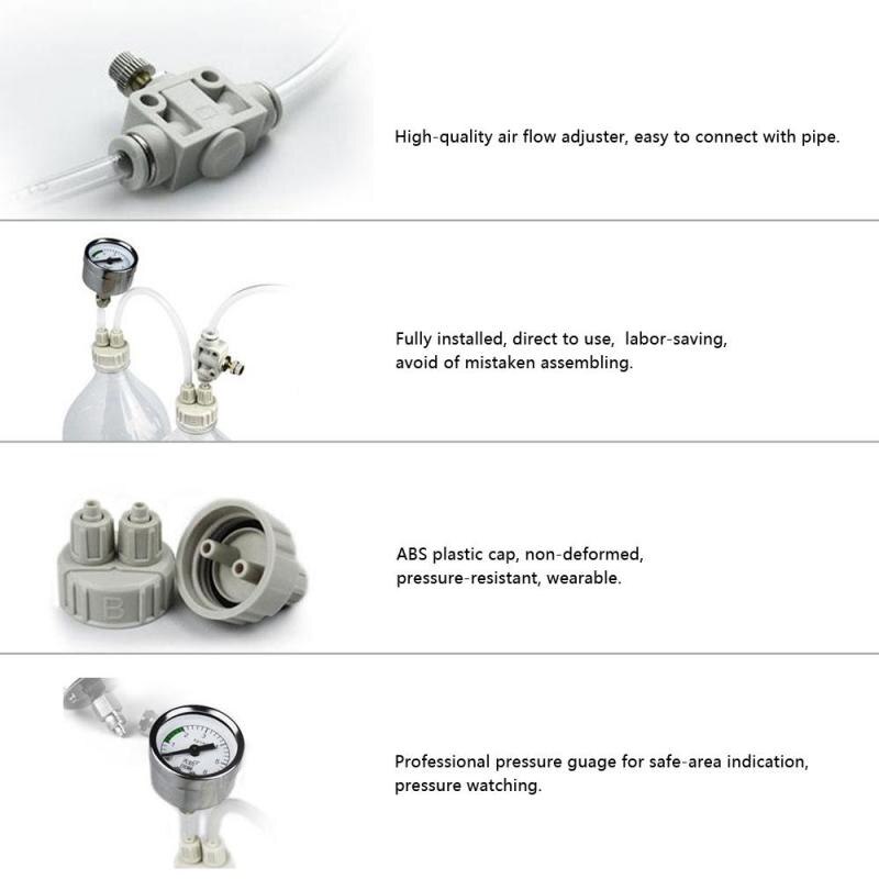 Aquarium DIY Co2 Generator System Bausatz Mit Co2 Regulater Ventil Tabelle Monitor CO2 Aquarium Bausatz Für Aquarium Wasser Pflanze