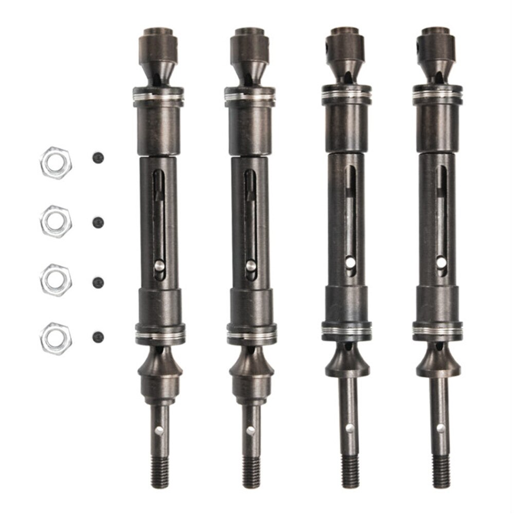 Cvd Staal Voor & Achter Aandrijfas Vergadering Heavy Duty Voor 1/10 Traxxas Slash 4X4, Slash, rustler Vxl, Stampede 4X4 Vxl Auto