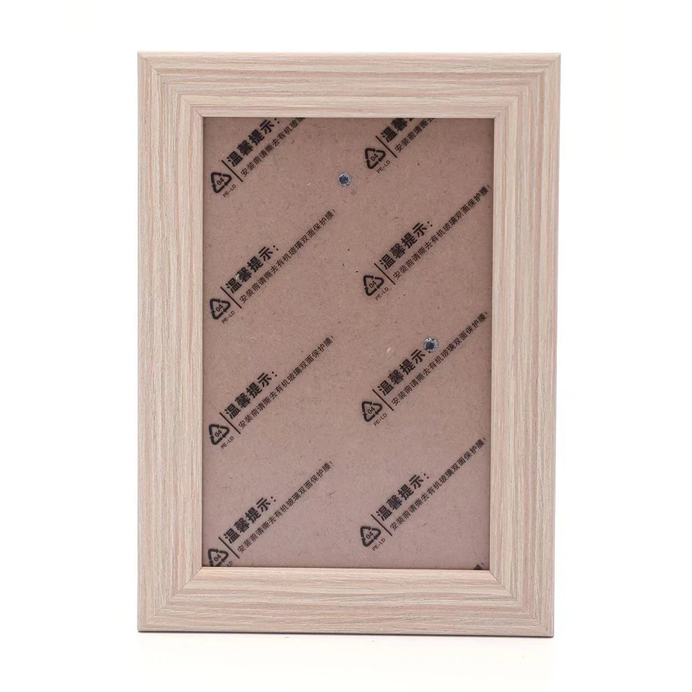 Free Photo Printing Wooden Photo Frame Family Portrait Photography Wedding Travel Photo Studio Multi-size Ornaments Simple Style